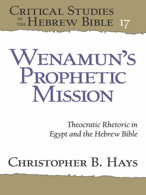 cover image of Wenamun's Prophetic Mission